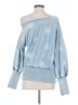 Venus Stars Blue Pullover Sweater Size S - photo 2