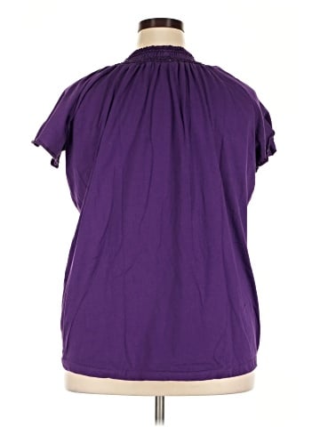 Woman Within Short Sleeve Blouse (view 2)