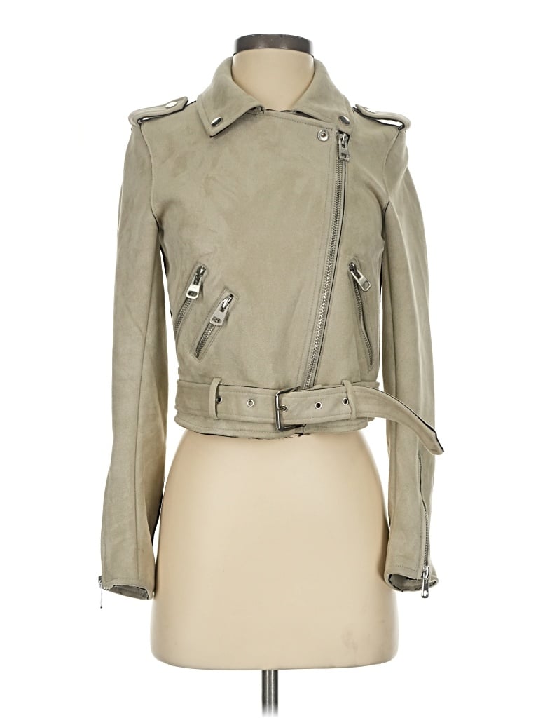 Pre-owned Zara Basic Jacket In Tan