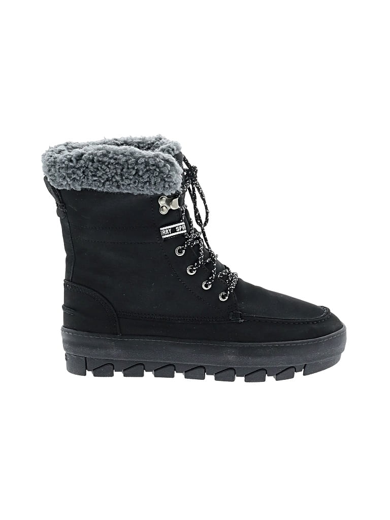 Pre-owned Sperry Top-sider® Boots Black Shoes