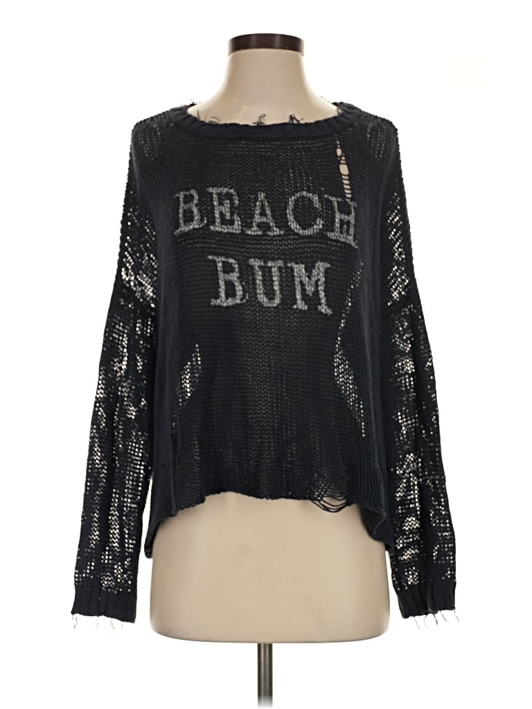 Pre-owned Wooden Ships Pullover Sweater In Black