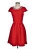 Alya 100% Polyester Solid Red Casual Dress Size S - photo 1