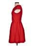Alya 100% Polyester Solid Red Casual Dress Size S - photo 5