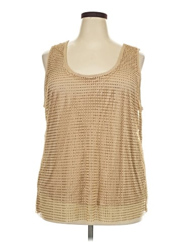 Skies Are Blue Sleeveless Blouse (view 1)