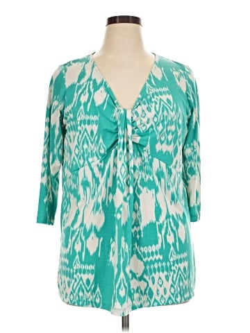 Jones New York Sport 3/4 Sleeve Blouse (view 1)