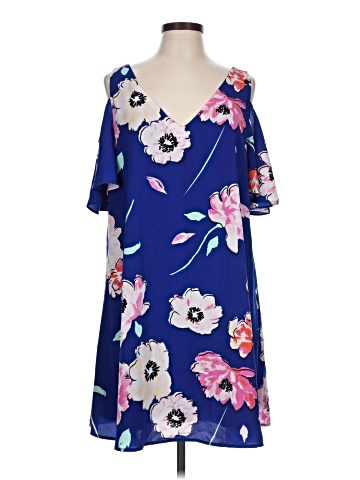 Kaari Blue Casual Dress (view 1)