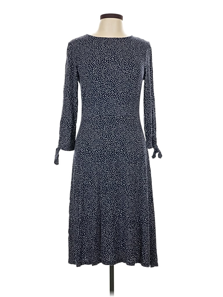 Pre-owned Three Dots Casual Dress In Blue
