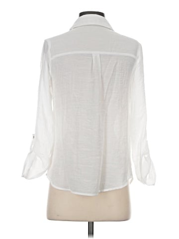 Perseption Concept 3/4 Sleeve Button-Down Shirt (view 2)