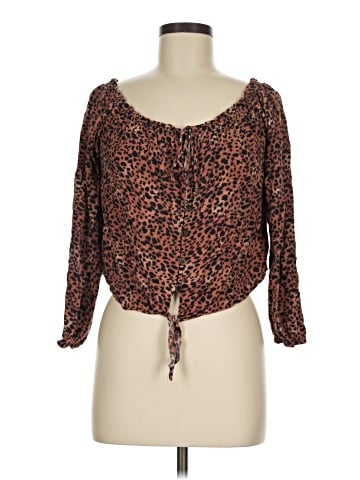 Rewind 3/4 Sleeve Blouse (view 1)