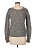 Banana Republic Chevron-herringbone Gray Pullover Sweater Size S - photo 1