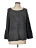 a.n.a. A New Approach 100% Polyester Metallic Gray Pullover Sweater Size L - photo 1