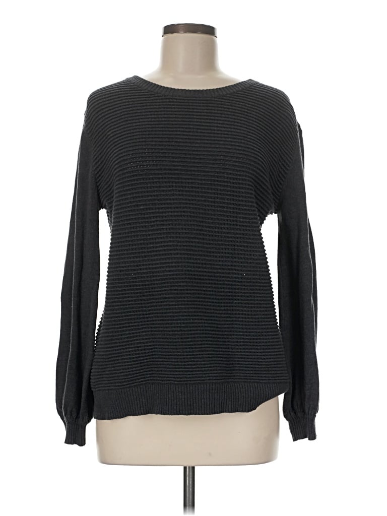 Pre-owned Harper Lane Pullover Sweater In Black