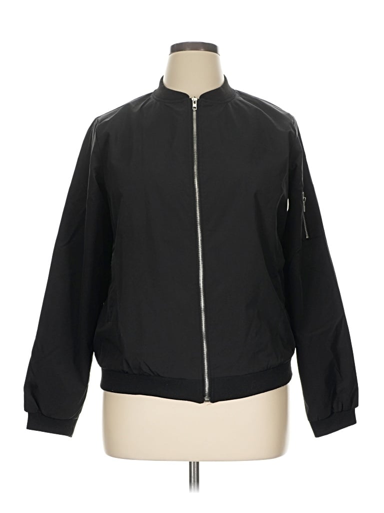 Pre-owned Zeagoo Track Jacket In Black