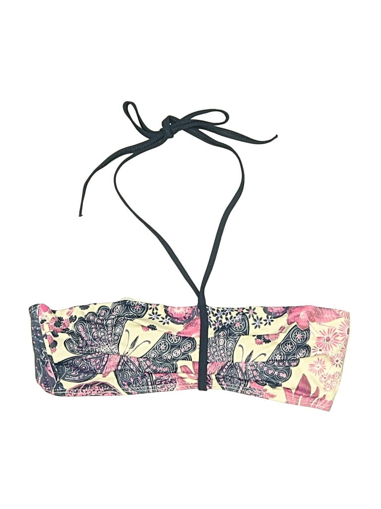 Pre-owned Aubade Swimsuit Top Pink Print Pattern Swimwear