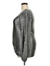INC International Concepts 100% Polyester Metallic Silver Long Sleeve Top Size XL - photo 5