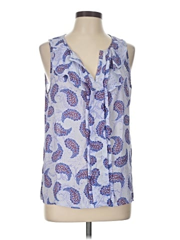 Skies Are Blue Sleeveless Blouse (view 1)