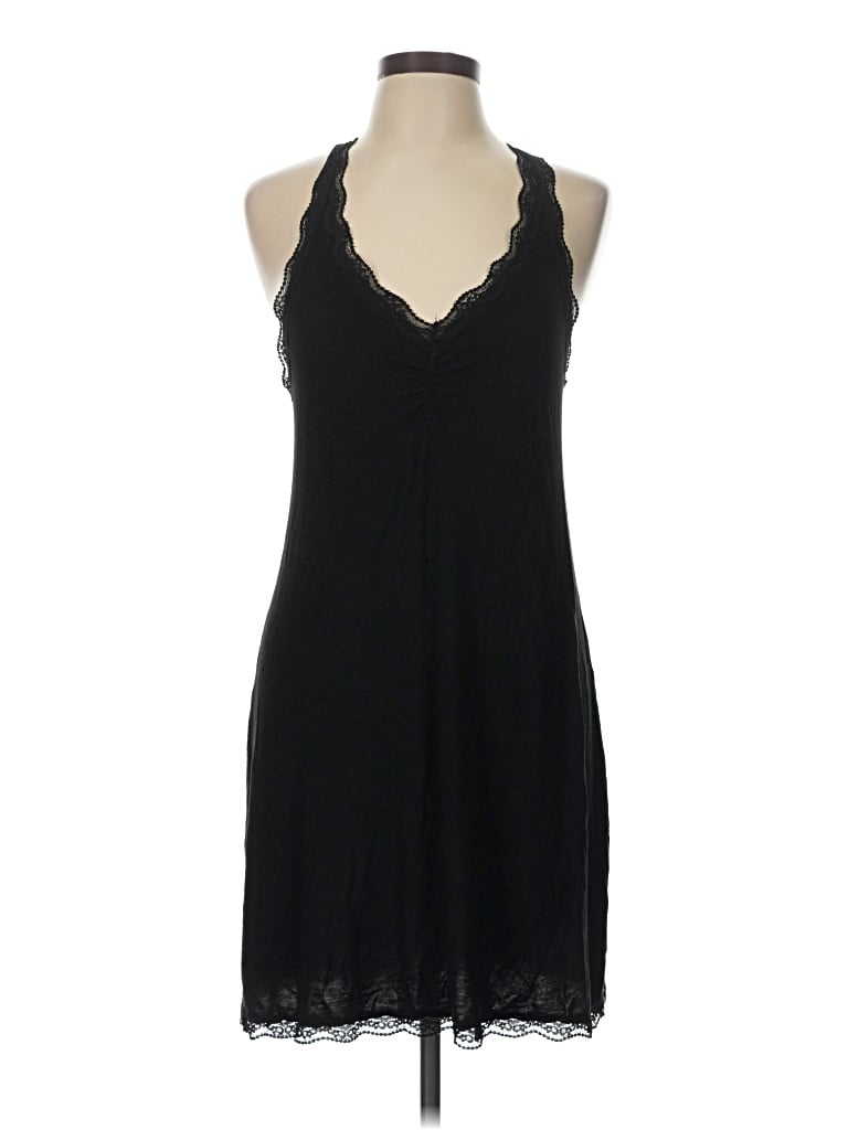 Pre-owned Honeydew Sleeveless Top Black Halter Neckline Tops