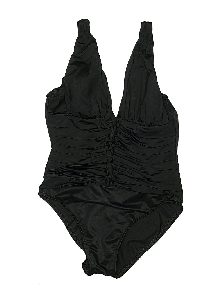Pre-owned Miraclesuit One Piece Swimsuit In Black