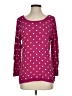 Basic Editions Polka Dots Pink 3/4 Sleeve T-Shirt Size S - photo 1