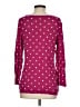Basic Editions Polka Dots Pink 3/4 Sleeve T-Shirt Size S - photo 2