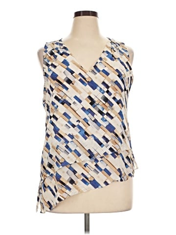White House Black Market Sleeveless Blouse (view 1)