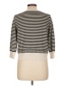 Adrianna Papell Stripes Ivory Pullover Sweater Size L - photo 2