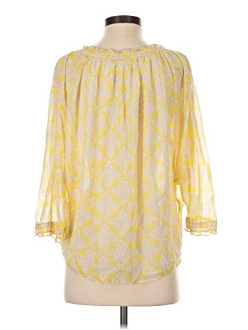 Diane von Furstenberg 3/4 Sleeve Silk Top (view 2)