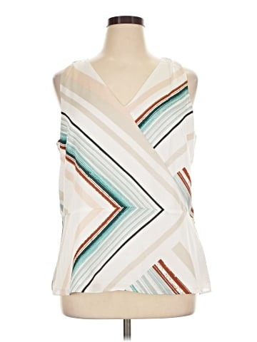 White House Black Market Sleeveless Blouse (view 1)