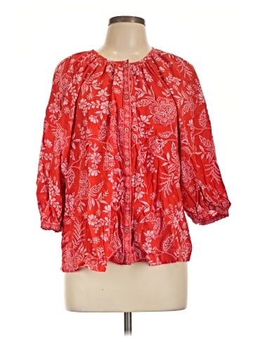 LC Lauren Conrad 3/4 Sleeve Blouse (view 1)