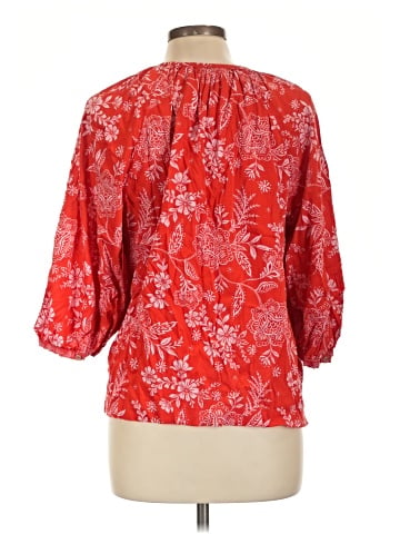 LC Lauren Conrad 3/4 Sleeve Blouse (view 2)