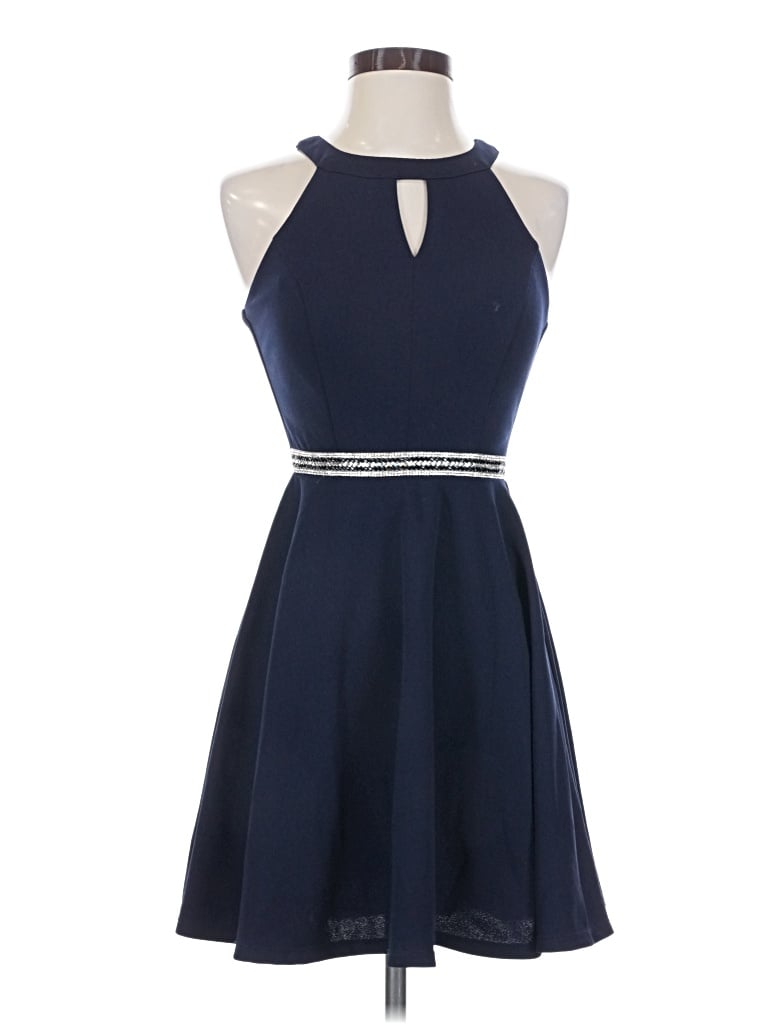 Pre-owned Emerald Sundae Cocktail Dress In Blue