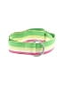 J.Crew 100% Acetate Stripes Green Belt Size Med - Lg - photo 1