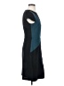 Zara Basic 100% Polyester Color Block Teal Cocktail Dress Size XS - photo 4