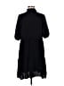 CeCe 100% Polyester Solid Black Casual Dress Size M - photo 2