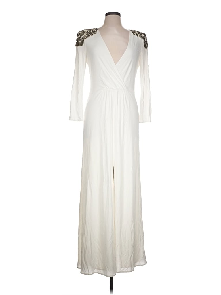 Pre-owned Bcbgmaxazria Cocktail Dress In Ivory