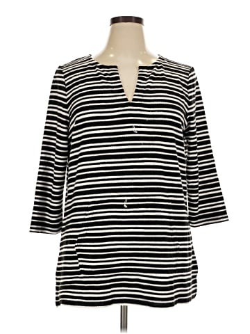 Lizsport 3/4 Sleeve Blouse (view 1)