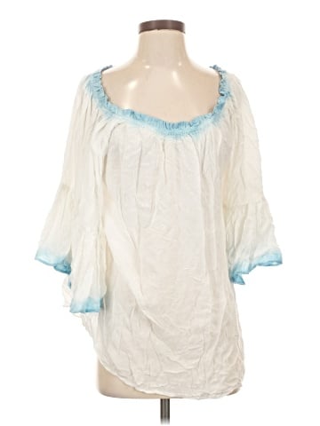 Fashion Fuse 3/4 Sleeve Blouse (view 1)