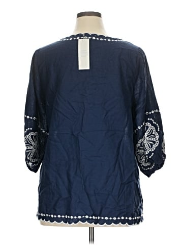Calypso St. Barth 3/4 Sleeve Blouse (view 2)