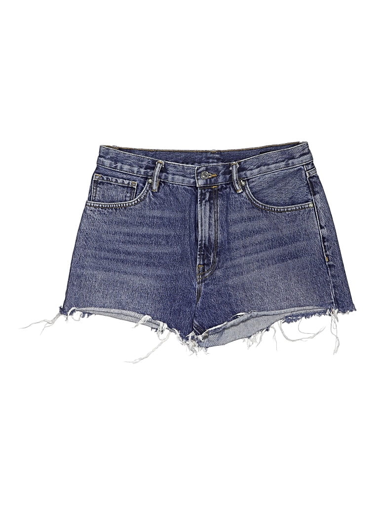 Pre-owned Allsaints Denim Shorts In Blue
