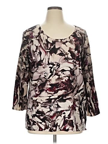 Jones New York Collection 3/4 Sleeve T-Shirt (view 1)