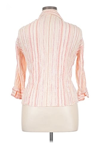St. John's Bay 3/4 Sleeve Button-Down Shirt (view 2)