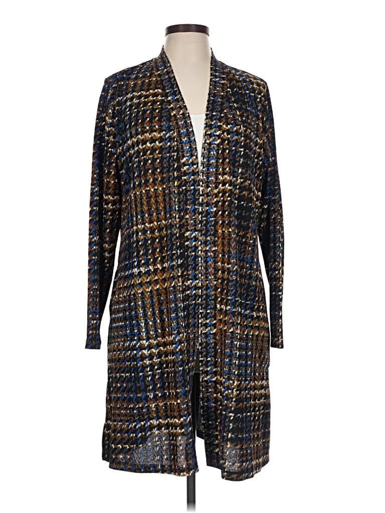 Pre-owned Susan Graver Kimono In Blue