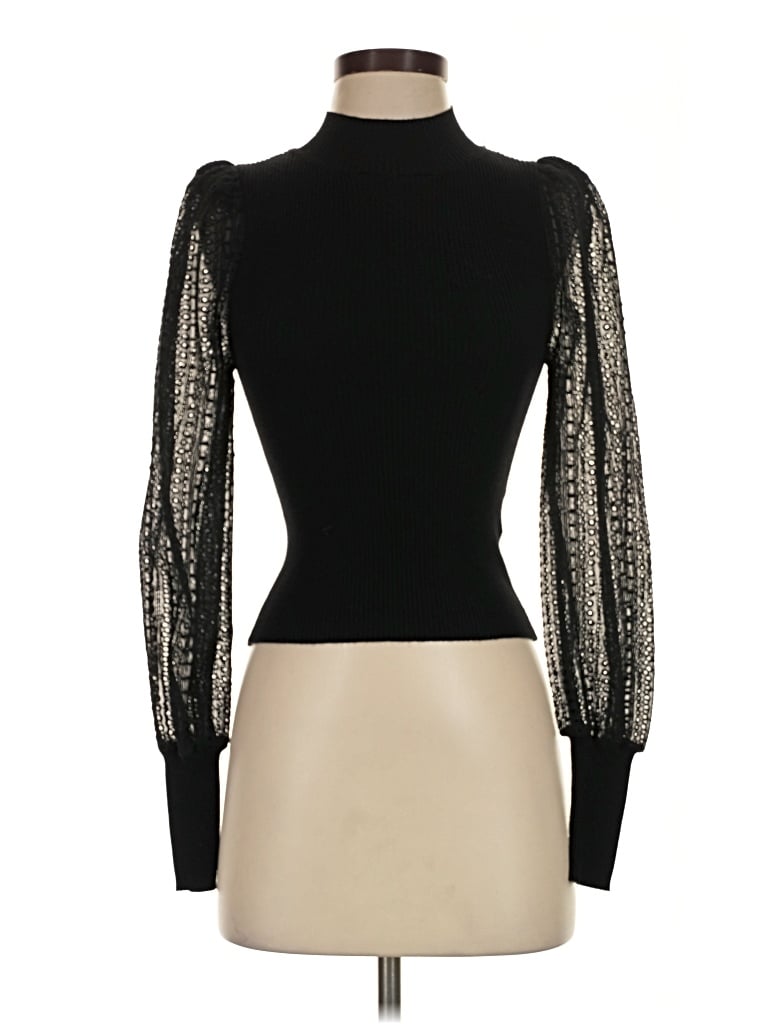 Pre-owned Heartloom Turtleneck Sweater In Black