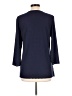 Chances R Blue 3/4 Sleeve Blouse Size L - photo 2
