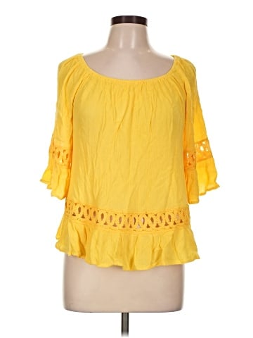 Unique Spectrum 3/4 Sleeve Blouse (view 1)