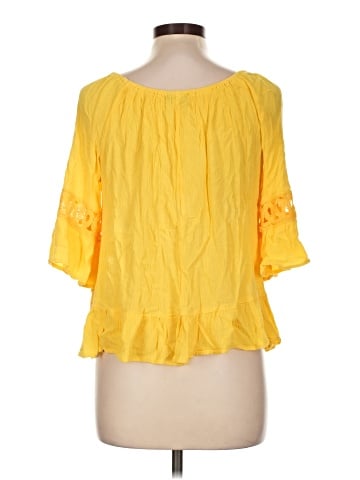 Unique Spectrum 3/4 Sleeve Blouse (view 2)