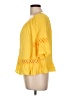 Unique Spectrum Yellow 3/4 Sleeve Blouse Size L (estimated) - photo 5