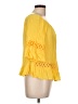 Unique Spectrum Yellow 3/4 Sleeve Blouse Size L (estimated) - photo 4