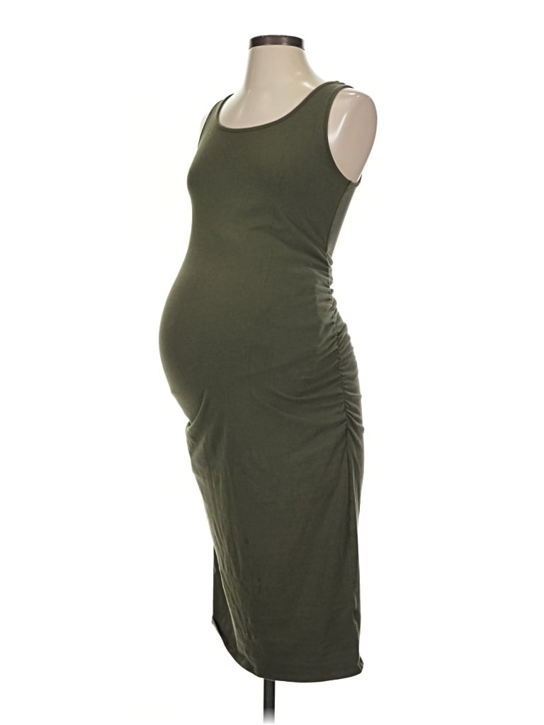 Pre-owned Isabel Maternity Casual Dress In Green