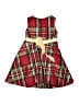 Rare Editions 100% Polyester Plaid Red Dress Size 4T - photo 2